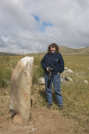 Bronze Age deer stone; deer help souls go to the sky after death
