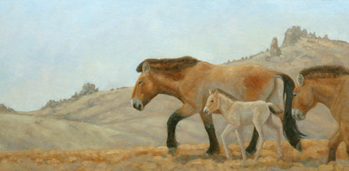 Mongolia Morning; giclee on archival paper