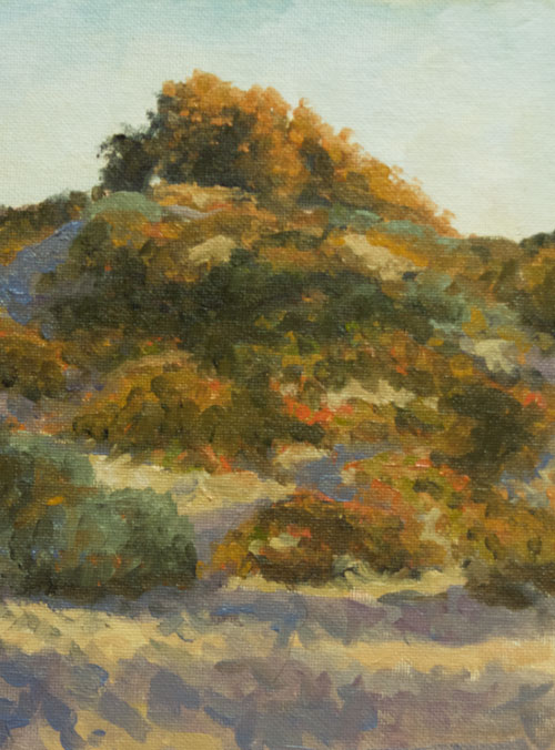 Afternoon Light, Pismo Beach oil 10"x8"