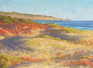 Pismo Beach Morning   8x6   oil on canvasboard