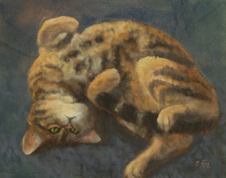 Warm Pavement 8x10" oil on canvasboard