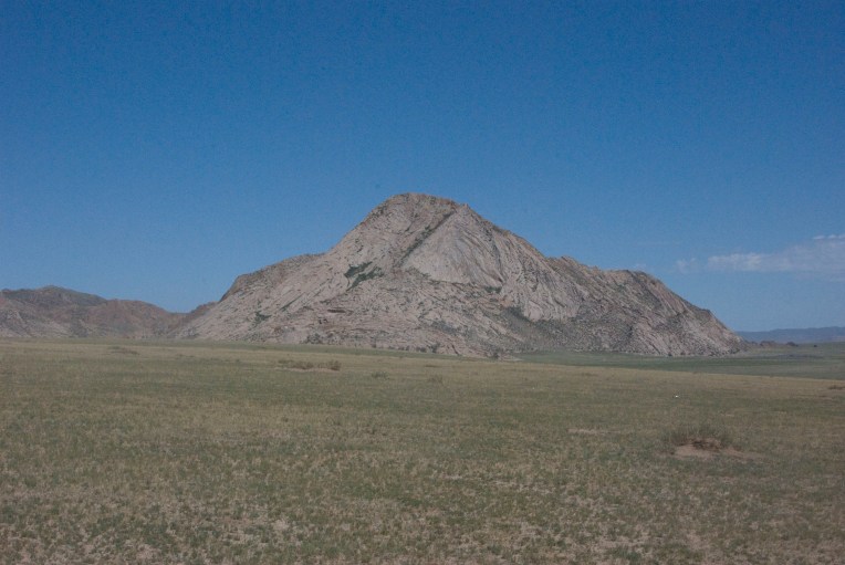 Tahilgat Hairhan, the moutain we saw on the way south