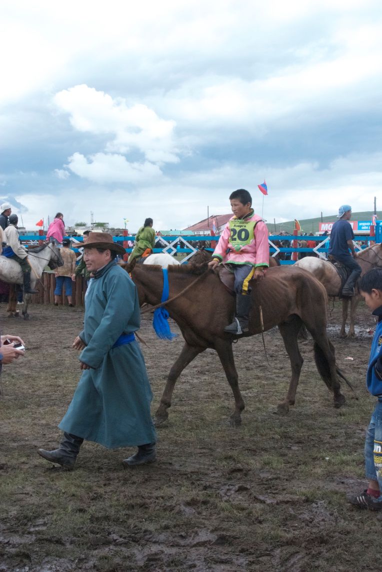 The winner of the race