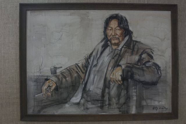 Portrait, Orkhon, N. 2006 oil