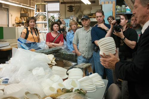 Some of the bowls, ready to be painted