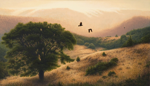 Summit Summit 24x42" acrylic on masonite