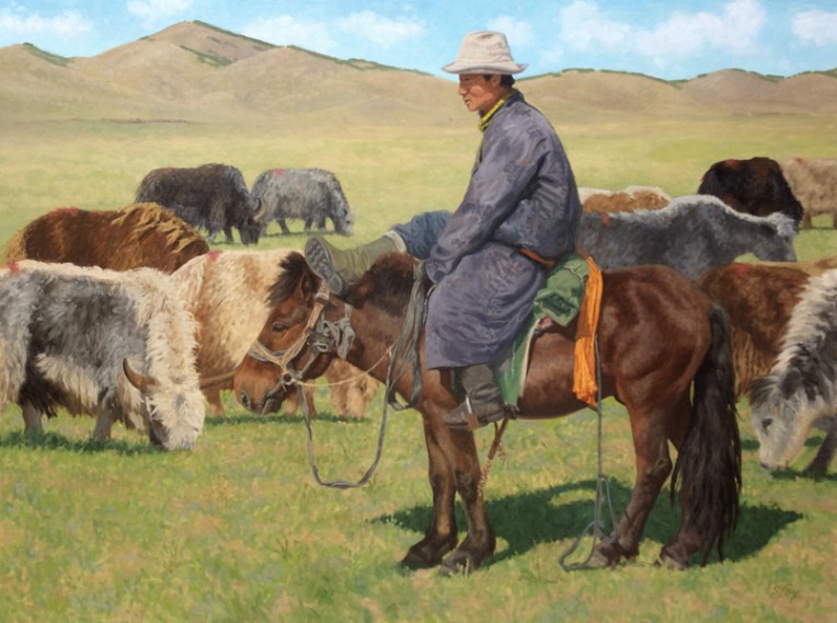 Zun Odor (Summer Day)  oil  30x40"