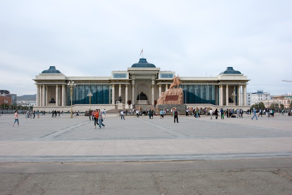 The new facade of the Parliament Building, as I believe it is now called, August 2008