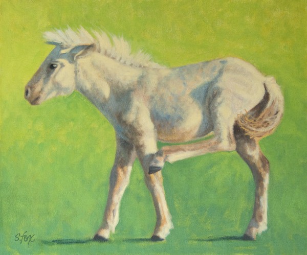 "Scratch That Itch"  10x12"  oil