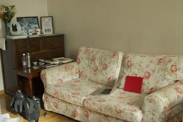 Comfy corner in the living room