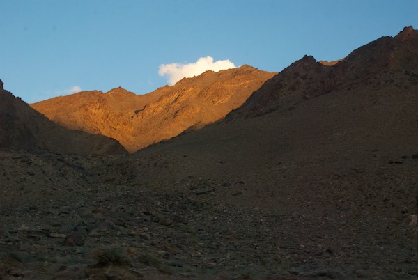 As we continued down the canyon, it was magic light time on the mountaintops.