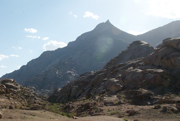 The view of the main summit from our campsite.