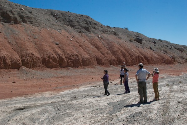 We made a short stop for this unusual rock formation.