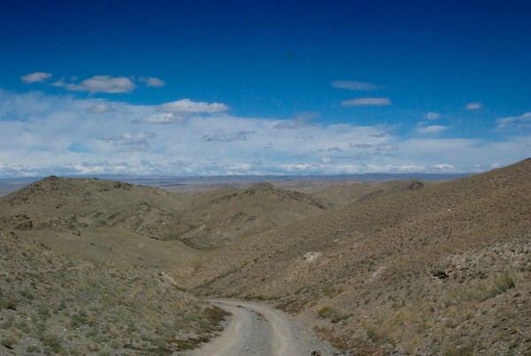 Once past the ovoo, this view stretched before us.