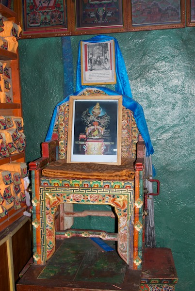 Lama throne.