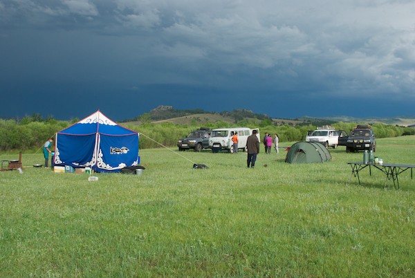 We returned to camp and found that a violent storm had come through while we were gone.