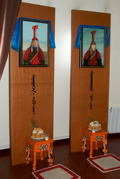 The extensions on their headgear was intended to bring them close to Tenger. The higher your rank, the higher the extension.