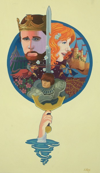 For my final semester, I did an independent study one on one with an instructor. He assigned me a movie poster.