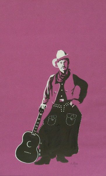 Learning to see the largest shapes in two values plus the paper color.