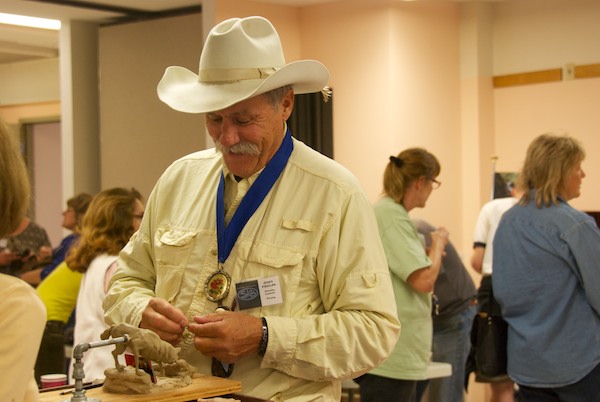 John Phelps created a small wolf.