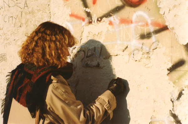 Me writing on the Wall.