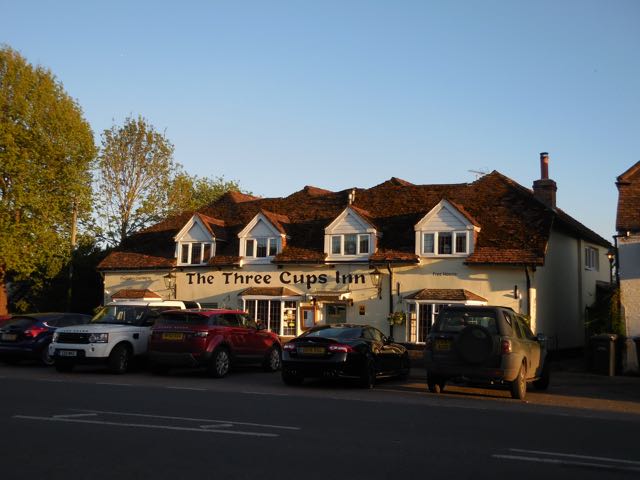 The 3 Cups Inn, Stockbridge, one of the places we stayed