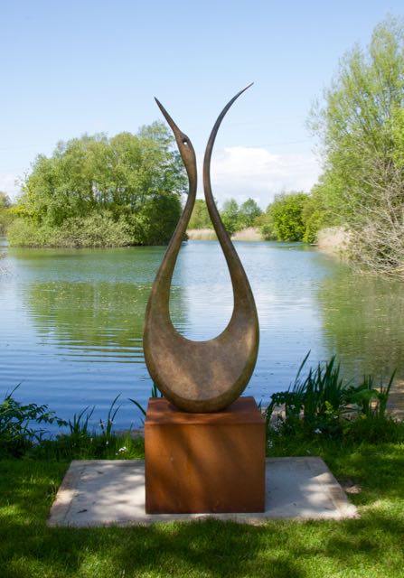 "Lyrebird" Sculpture on the Lakes