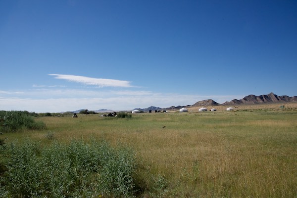 Our campsite by the Zavkhan Gol (river)