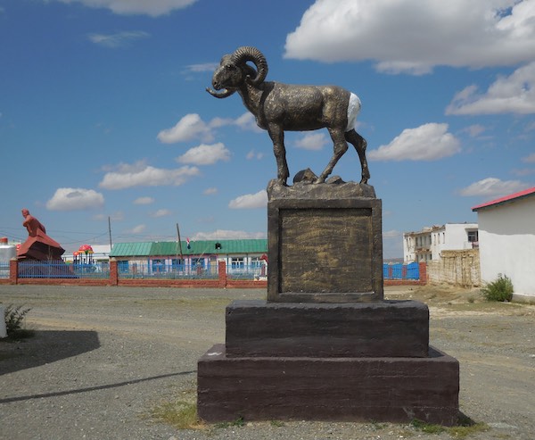 Argali statue