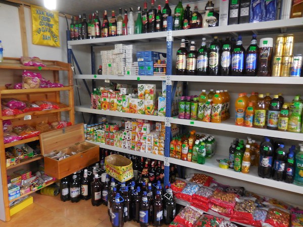 Beverages, including fruit juices and beer