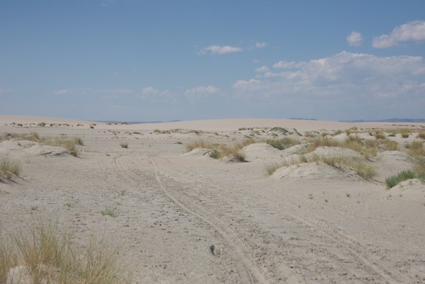 Onward through the sand
