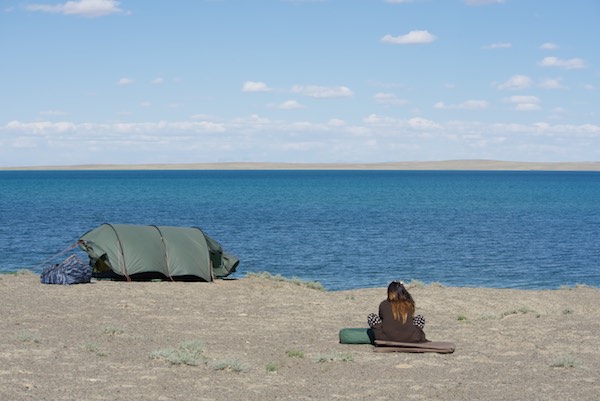 I found a nice spot for my tent