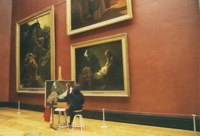 paris louvre painter 2