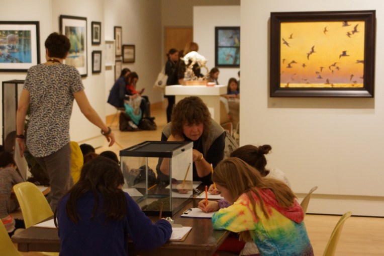 Explaining how to see larger shapes first