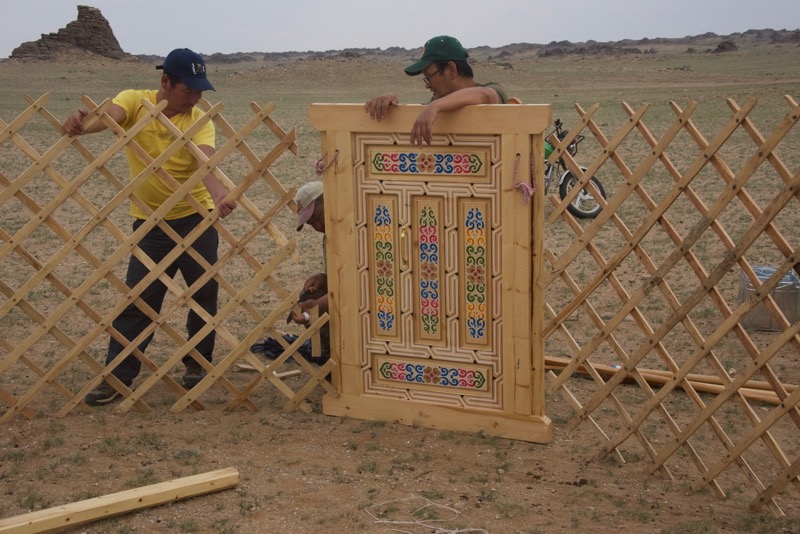 14. installing the door