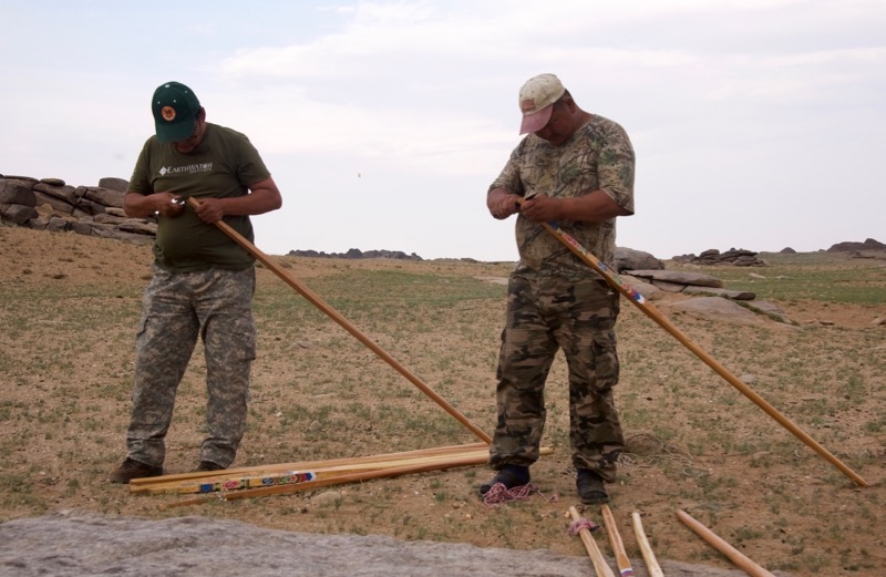 21. making pole ends thinner