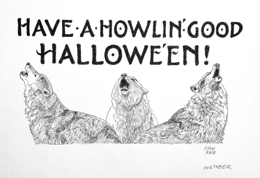 Inktober 22 "Howlin'"